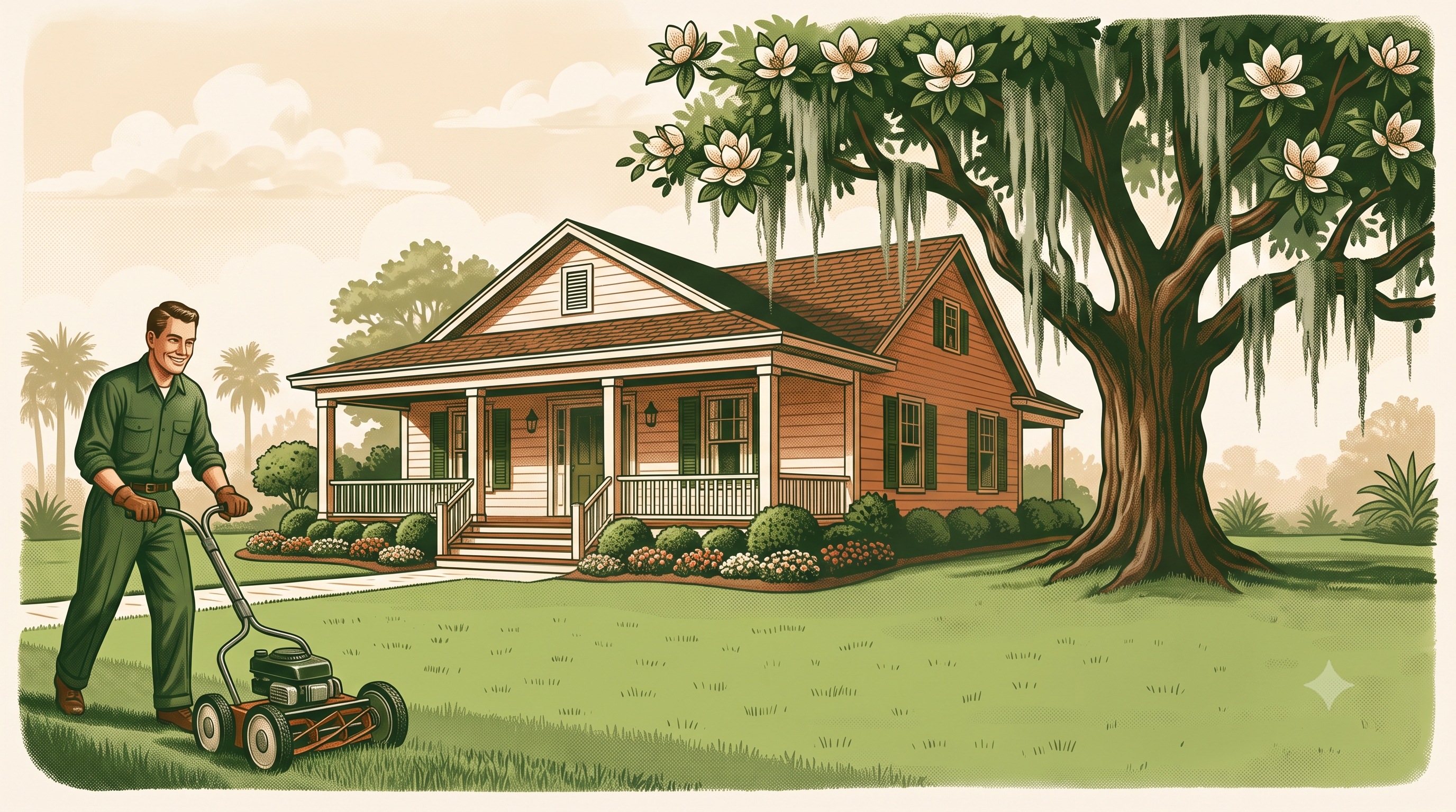 Professional lawn mowing service in Johns Island SC
