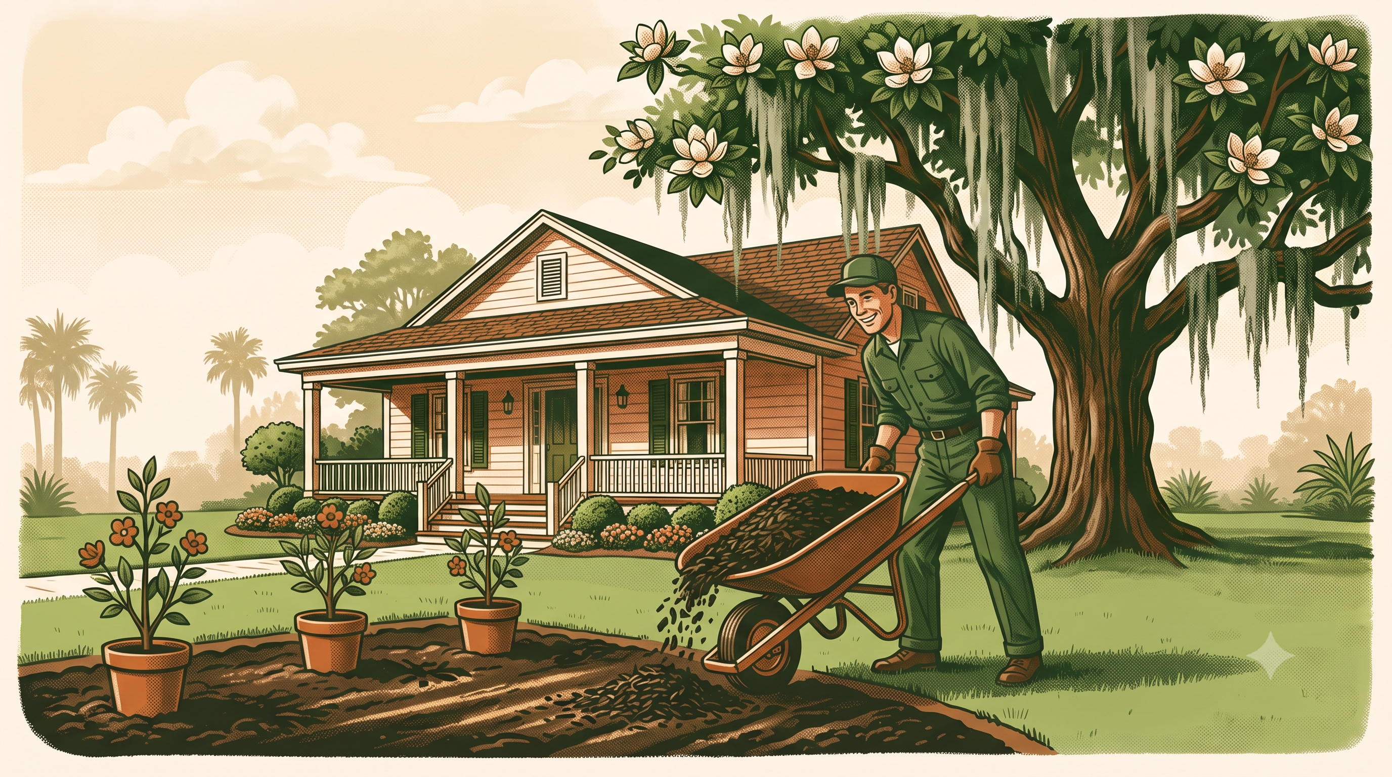 Mulch installation service in Johns Island SC