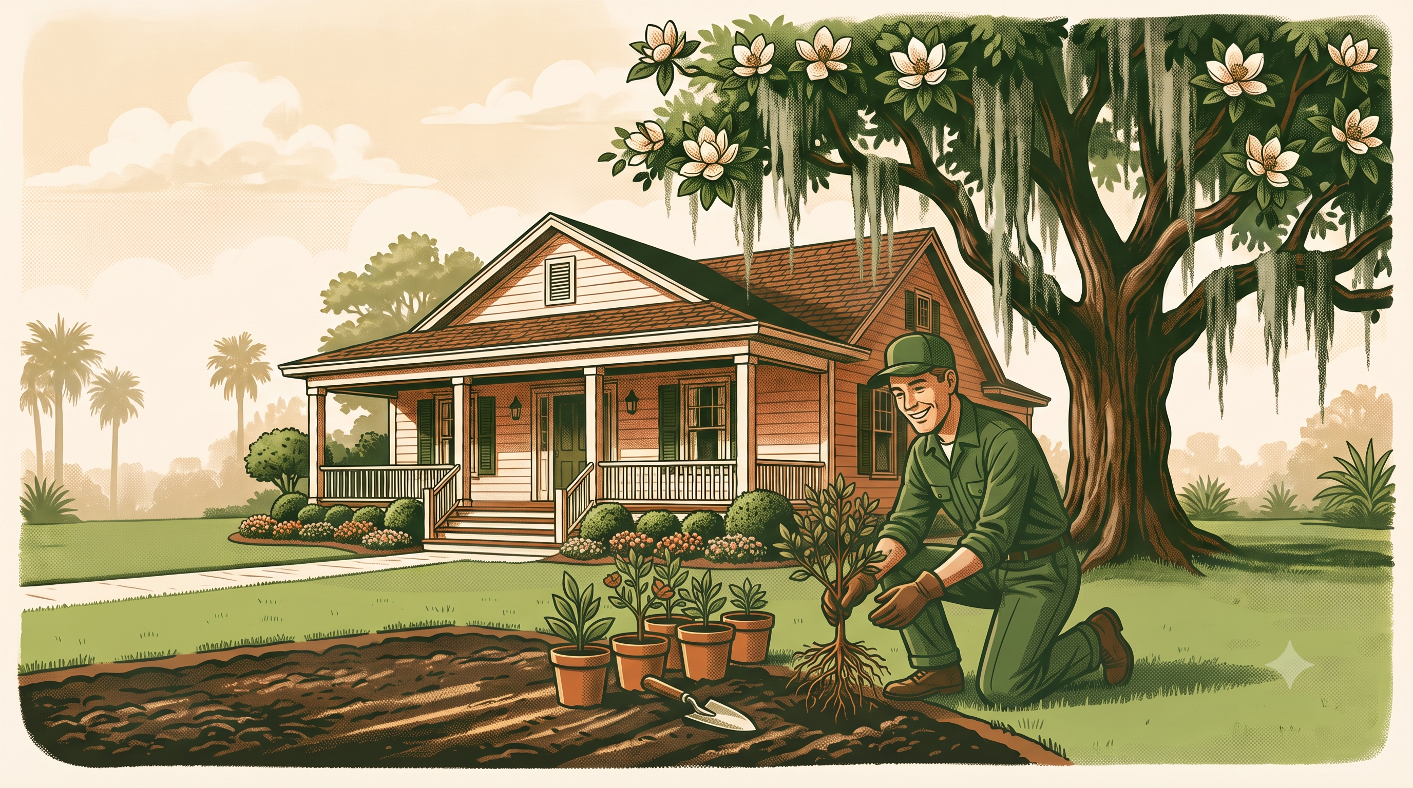 Plantation service for new garden beds in Johns Island SC