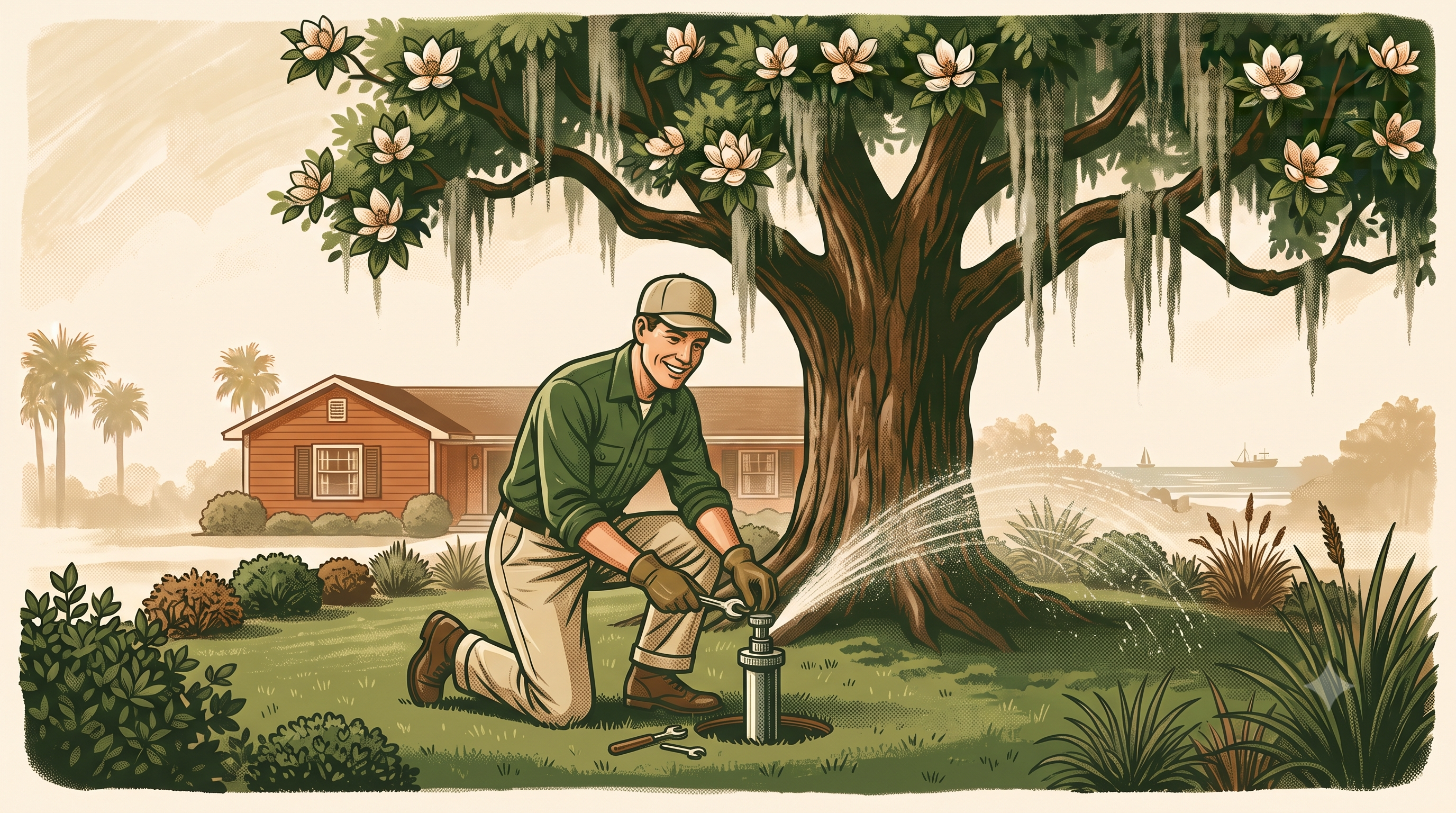 Irrigation system repair in Johns Island SC